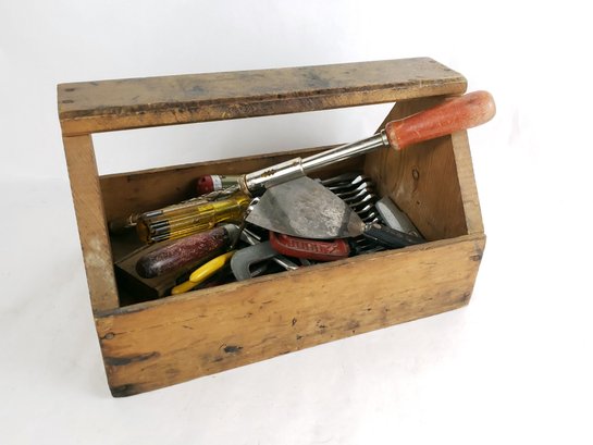 Home Made Tool Caddy With Contents