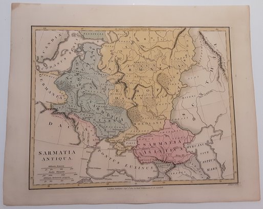 1801 Map, SUMARTIA ANTIQUA ,  Pub. By Robt. WILKINSON, No. 58,Cornhill, London. Approx. 13.5 X 11