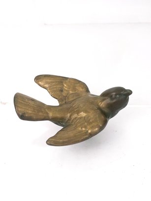 Heavy Brass Bronze Bird Figure Topper