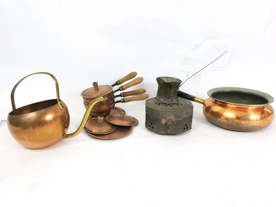 Mixed Copper And Brass Lot