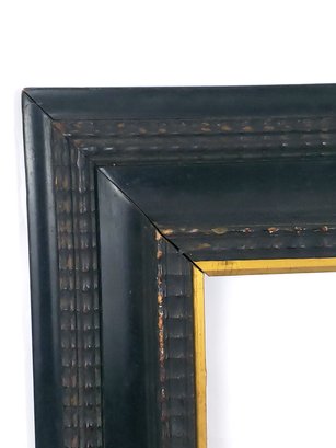 Antique Tramp Art Style Picture Frame For Art Or Mirror