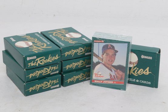 Donruss The Rookies 1986 Factory Sealed Sets 7 Sets With Bo Jackson Rookie And Barry Bonds Rookie