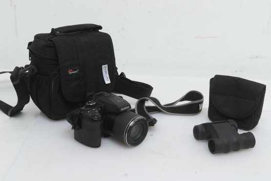 Fuji Film Finepix S Digital Camera & Binoculars