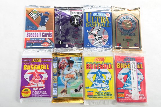 Lot Of Sealed Baseball Packs