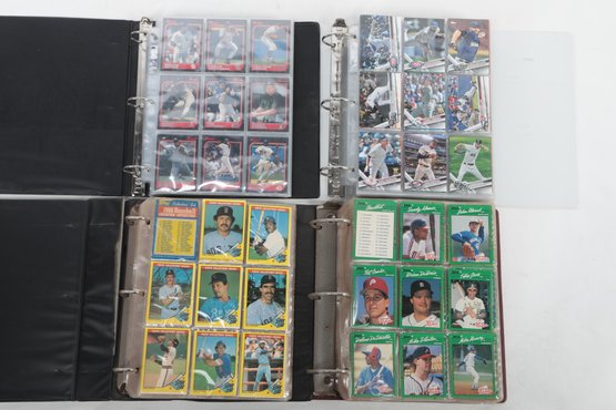 4 Binders Of Baseball Cards With Stars Box Lot Estate Find