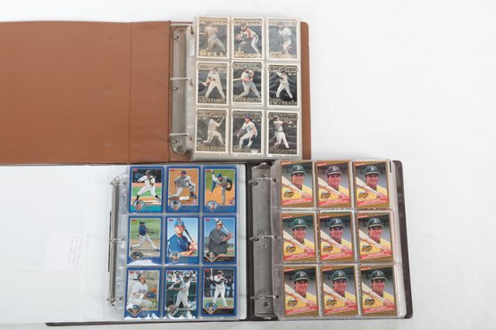 3 Binders Of Baseball Cards With Stars Box Lot Estate Find