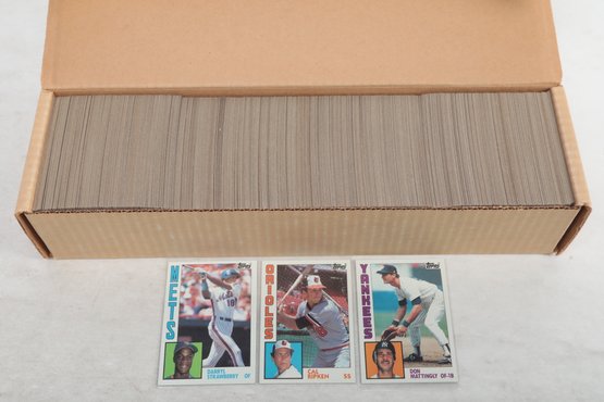 1984 Topps Baseball Card Set With Mattingly Rookie Strawberry Rookie Ripken And More Very Nice