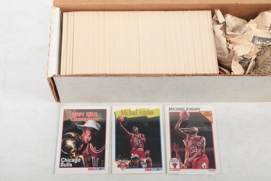1991 1992 Nba Hoops Basketball Cards With Jordan Cards