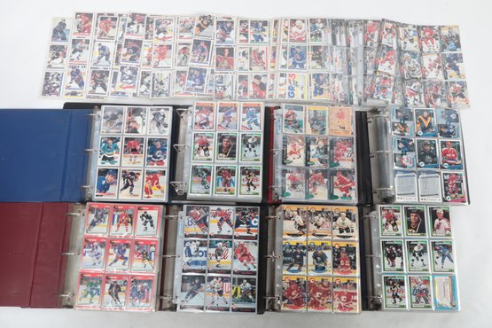 Box Lot Of Binders Of Hockey 1991-92 With Stars 1993 94 Hockey Plus Other Hockey Cards