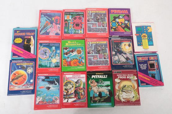 16 Intellivision Vintage Games: Pac Man, Donkey Kong, Msc Arcade Style Games, Dungeons & Dragons & More