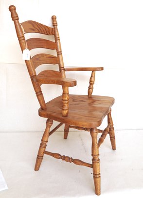 Antique Ladderback Arm Chair