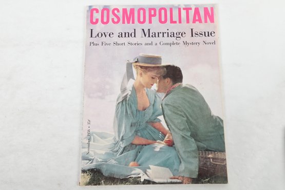 MAGAZINE Cosmopolitan  Nov. 1956 Love & Marriage Issue