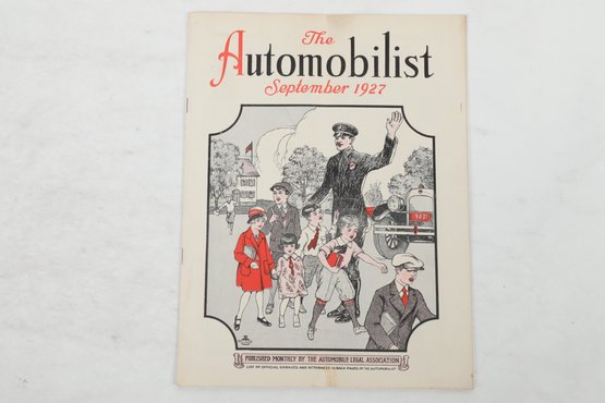 Automobilist Magazine Sept. 1927