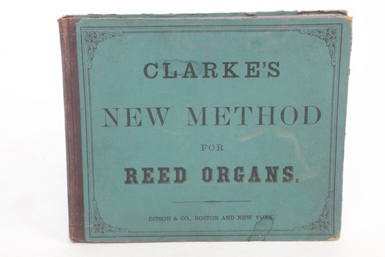 1860 Clarke's New Method For Reed Organs