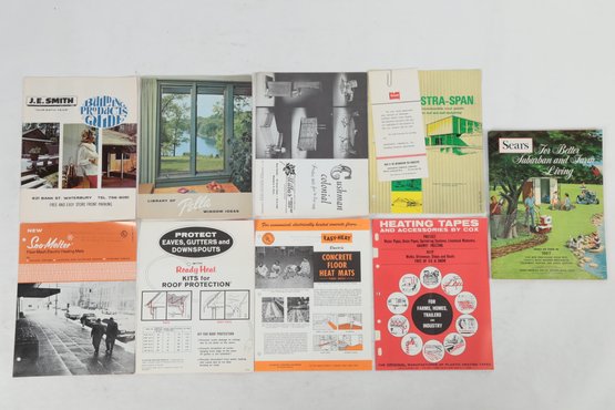 ARCHITECTURE Vintage Building Supply Catalogs By J. E. Smith, Pella Windows, Sears, & Others
