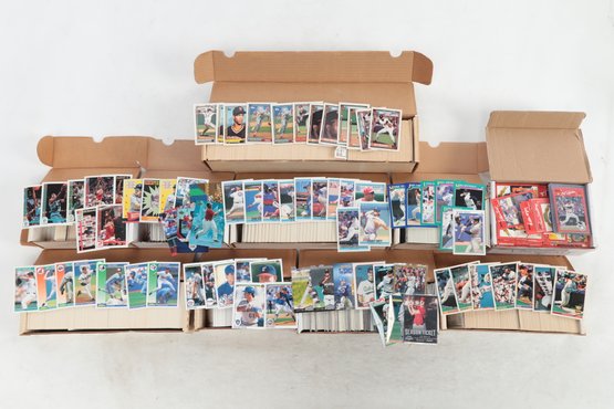 Box Lot Of Baseball Cards Multiple Years Cool Cards