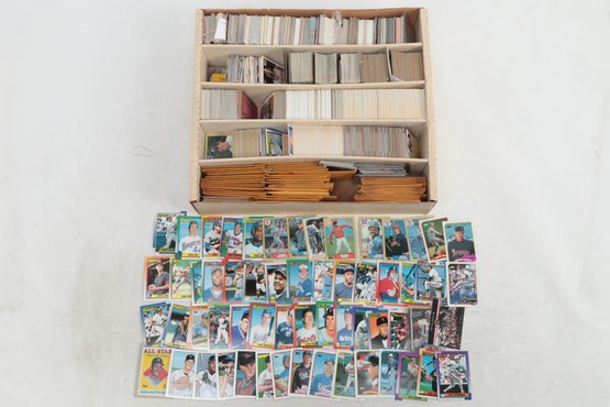 Box Lot Of Sports Cards