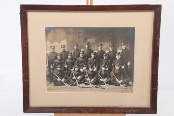 21' X 17' Framed 1890's Cabinet Card Photograph Ancient Order Of United Workmen