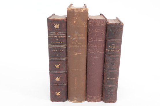 Americana/Bindings : Lossing,  Home Of Washington, With Books By Sherman, Gough, Etc.