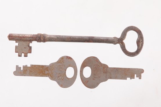 3 Various Antique Corbin Keys