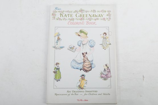 Kate Greenaway Vintage Large Coloring Book In Orig Box