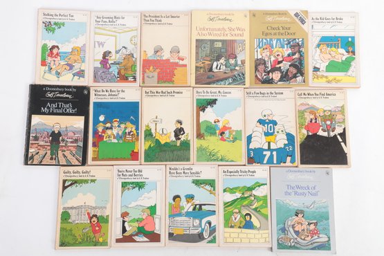Doonesbury Cartoon Lot 17 Classic Trade Paperbacks 1970s -80s