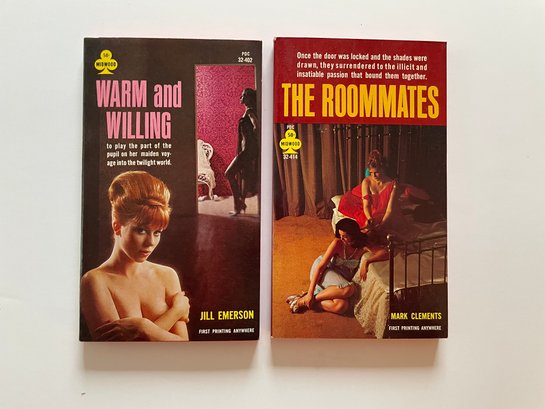 2 Midwood Books 32-414: The Roommates By Mark Clements 32-402: Warm And Willing By Jill Emerson