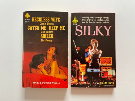2 Midwood Books 32-418: Silky By Dallas Mayo  37-272: Reckless Wife By Connie Nelson  Catch Me-Keep Me By Joh