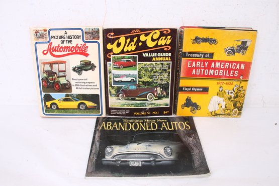 Group Of Vintage Cars Automobile Catalogs, Reference Books With Many Pictures