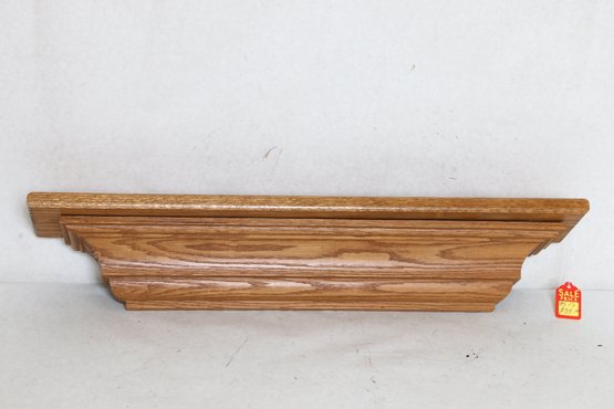 AMISH Handcrafted Oak Shelf New Store Disply