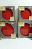 Group Of Stax Living Red Plate Set Includes 8 Of Each Dinner Plates, Bowls, Mugs And Desert Plates New