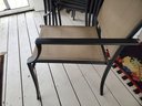 Group Of 6 Stackable Aluminum Patio Chairs