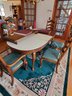 Ethan Allen Dining Room Set - Table, 2 Leaves, 6 Chairs And Table Protectants