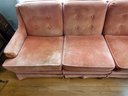 Vintage ARGENE Interiors Velvet Fabric Sofa