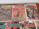 Group Of Gold Key Comic Books - Turok, DC Comics Tarzan, Kazar, Indian Tribes & More