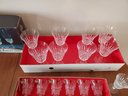 Group Of 24 Cristal D'arques Taille France Crystal Cut Stem Glasses