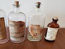 Group Of Antique Apothecary Bottles