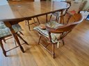 Vintage HALE Furniture Oval Kitchen Table With 4 Chairs