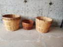 Group Of 5 Apple Baskets