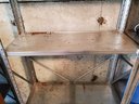 Group Of 3 Sheet Metal Shelves With Content