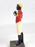 1920s American Jockey Hitching Post Bookends  Statues
