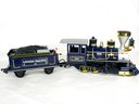 Scientific Toy G Gauge 3691 Set ENGINE, TENDER Blue Train New Haven Pennsylvania