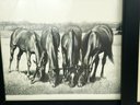 3 Vintage Framed Horse Prints C.W. Anderson Lithograph  1950