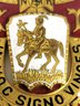 Antique 1891 Named Masonic Knights Templar Enamel New Haven CT Medal Pendant Pin