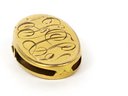 Victorian 10k  Gold Monogrammed Lingerie Clip 1.77 Gram