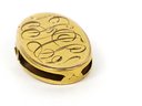 Victorian 10k  Gold Monogrammed Lingerie Clip 1.77 Gram