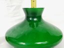 Green Cased Glass Lamp Shade