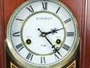 Kassel 31 Day Wind Up Mantle Wall Clock Regulator W/ Key Chime Works Great