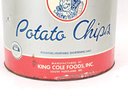 Vintage King Cole Potato Chips 12' Tin