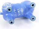 Pablo Zabal Blue Zoo Horse Chile Ceramic Figurine 6 1/2'